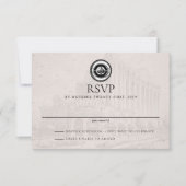 Reno Passport Wedding RSVP Kaartje (Voorkant)