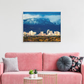 Reno Skyline Herfst en Sneeuwpano op Canvas Afdruk (Insitu (Woonkamer))