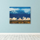 Reno Skyline Herfst en Sneeuwpano op Canvas Afdruk (Insitu (Houten vloer))