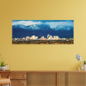 Reno Skyline Herfst en Sneeuwpano op Canvas Afdruk (Insitu (Woonkamer))