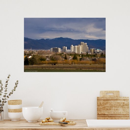 Reno Skyline Poster (Keuken)
