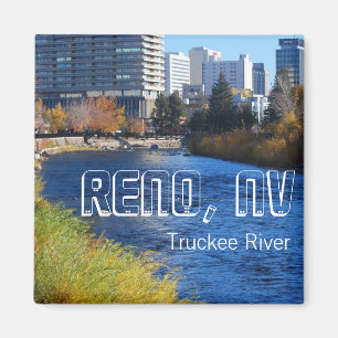 Reno / Truckee River in het centrum Magneet