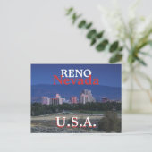Reno U.S.A. Briefkaart (Staand voorkant)