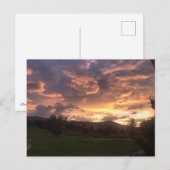 Reno Zonsondergang  Briefkaart (Voorkant / Achterkant)