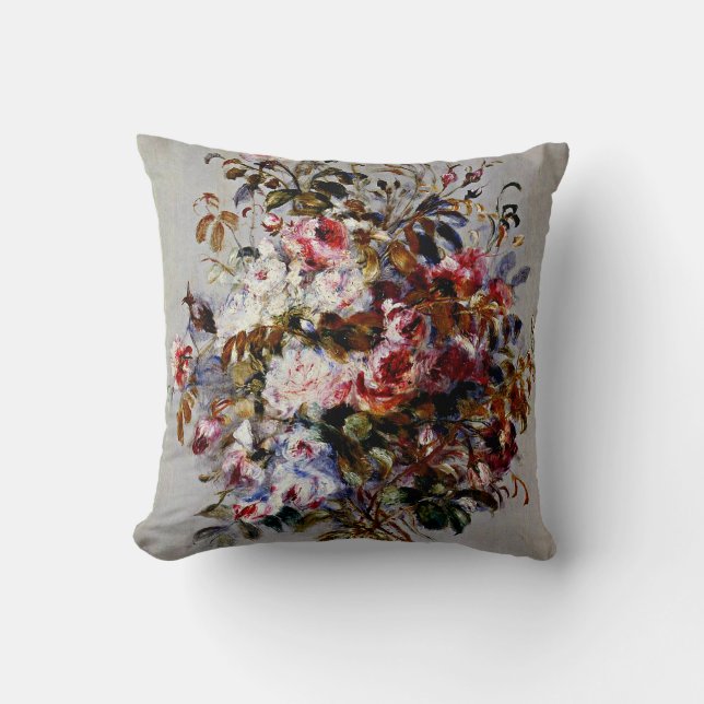 Renoir - A Bouquet of Rozen, Kussen (Voorkant)