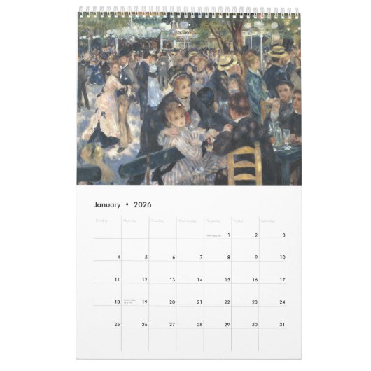Renoir Agenda Kalender (Jan 2026)