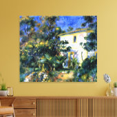 Renoir - Algerijns landschap Canvas Afdruk (Insitu (Woonkamer))