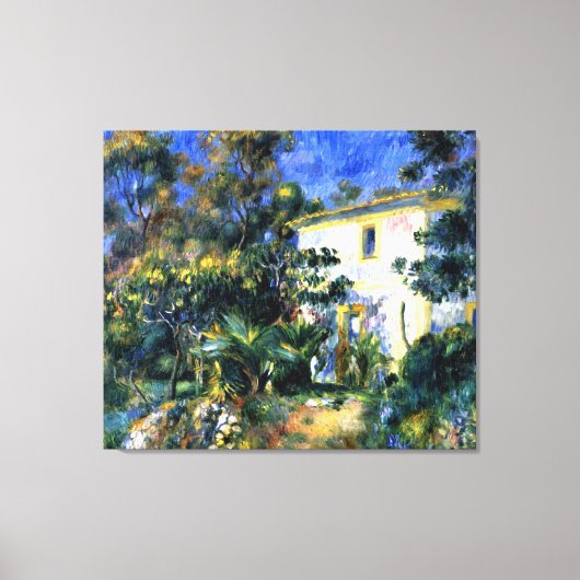 Renoir - Algerijns landschap Canvas Afdruk (Voorkant)