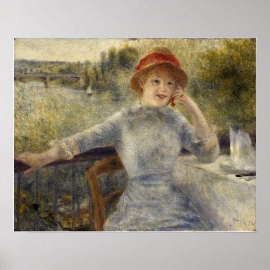 Renoir - Alphonsine Fournaise Poster (Voorkant)