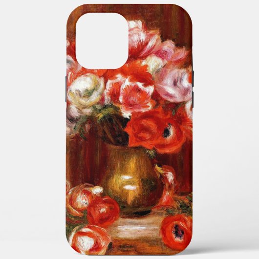 Renoir - Anemonen, beroemd schilderij, Case-Mate iPhone Case (Achterkant)