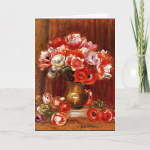 Renoir - Anemones, 1909 Kaart