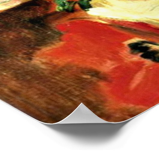 Renoir - Anemoon takje Poster (Hoek)