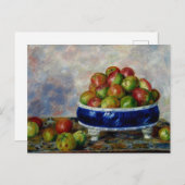 Renoir - Appelen in een Dish-Briefkaart Feestdagenkaart (Voorkant / Achterkant)