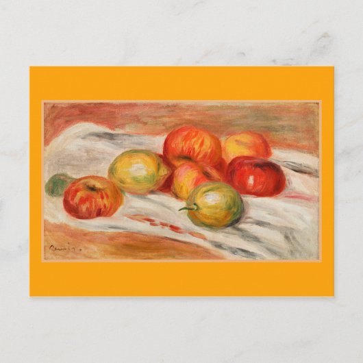 Renoir - Appelen, Sinaasappels en luiers Briefkaart (Voorkant)