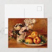 Renoir - appels en bloemen briefkaart (Voorkant / Achterkant)