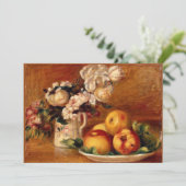 Renoir - appels en bloemen kaart (Staand voorkant)