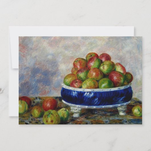 Renoir - Appels in een Dish Kaart (Voorkant)