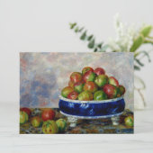 Renoir - Appels in een Dish Kaart (Staand voorkant)