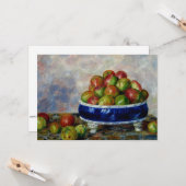 Renoir - Appels in een Dish Kaart (Voorkant / Achterkant in situ)