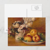 Renoir Apples and Flowers Briefkaart (Voorkant / Achterkant)