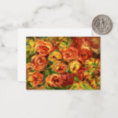 Renoir - Armful of Rozen Notitiekaartje (Voorkant / Achterkant in situ)