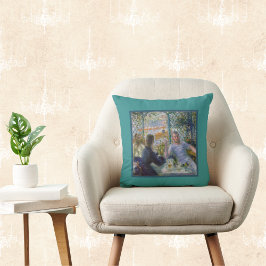 Renoir Art - Lunch in Restaurant Fournaise Kussen