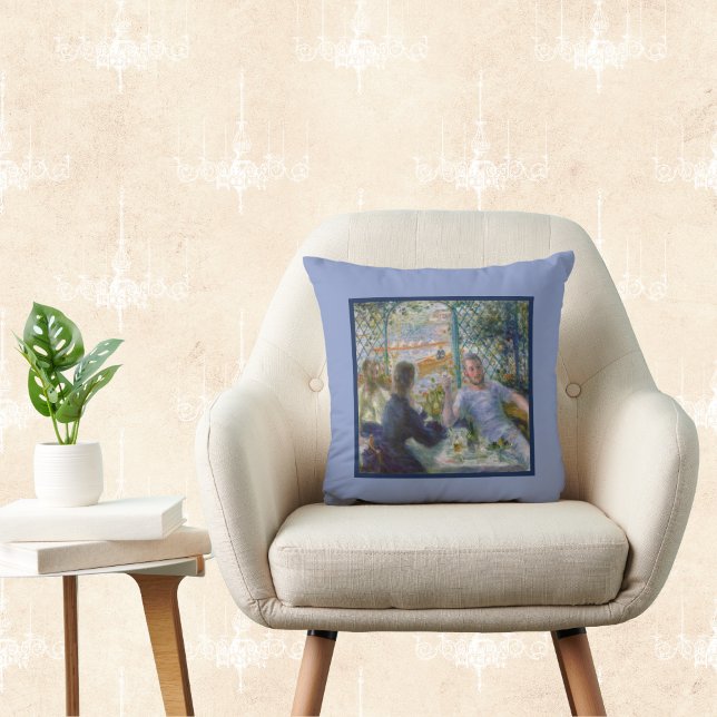 Renoir  Art - Lunch in Restaurant Fournaise Kussen (Creator heeft geüpload)