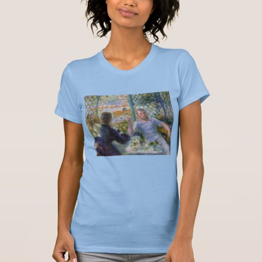 Renoir  Art - Lunch in Restaurant Fournaise T-shirt (Voorkant)