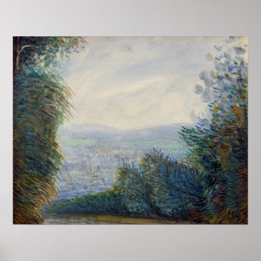 Renoir Auvers Valley Oise River Painting Poster (Voorkant)