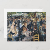 Renoir: Bal du Moulin de la Galette briefkaart (Voorkant / Achterkant)