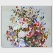 Renoir Beauful Rose Bouquet Cadeaupapier (Vlak)