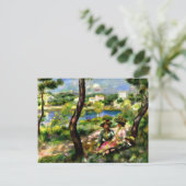 Renoir: Beaulieu, vrouwen en kleine jongen Briefkaart (Staand voorkant)