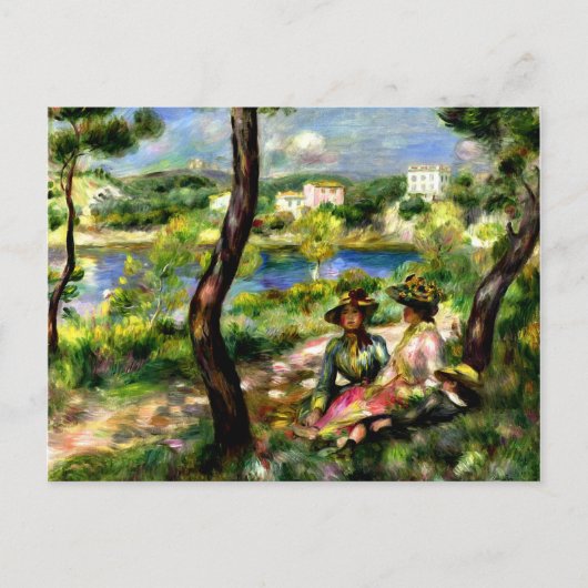 Renoir: Beaulieu, vrouwen en kleine jongen Briefkaart (Voorkant)
