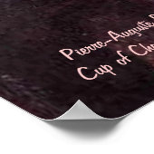 Renoir - Beker van Chocolade, 1878 Poster (Hoek)