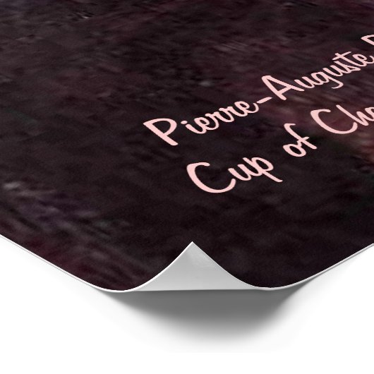 Renoir - Beker van Chocolade, 1878 Poster (Hoek)