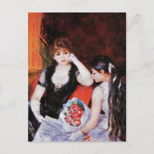 Renoir - Bij concert, doos bij de opera Briefkaart (Voorkant)