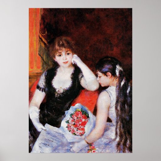 Renoir - Bij het concert - Loge in de Opera Poster (Voorkant)