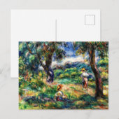 Renoir - Blauw landschap Briefkaart (Voorkant / Achterkant)