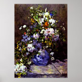 Renoir - Blauwe Vaas Poster (Voorkant)