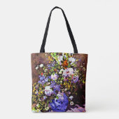Renoir - Blauwe Vaas Tote Bag (Achterkant)
