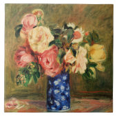 Renoir - Boeket Rozen Tegeltje (Voorkant)