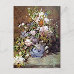 Renoir Bouquet Briefkaart van Spring Flowers