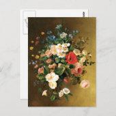 Renoir - Bouquet of Flowers, 1858 Briefkaart (Voorkant / Achterkant)