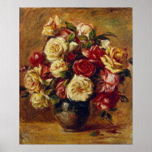 Renoir - Bouquet of Rozen 1909 Poster