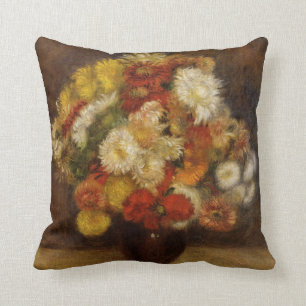 Renoir: Bouquet van Chrysanthema Kussen