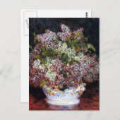 Renoir Bouquet van het Briefkaart van de Kunst van (Voorkant / Achterkant)