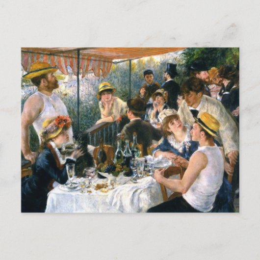 Renoir, Briefkaart "Luncheon of the Boating Party" (Voorkant)