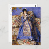 Renoir - Camille Monet Reading Briefkaart (Voorkant / Achterkant)