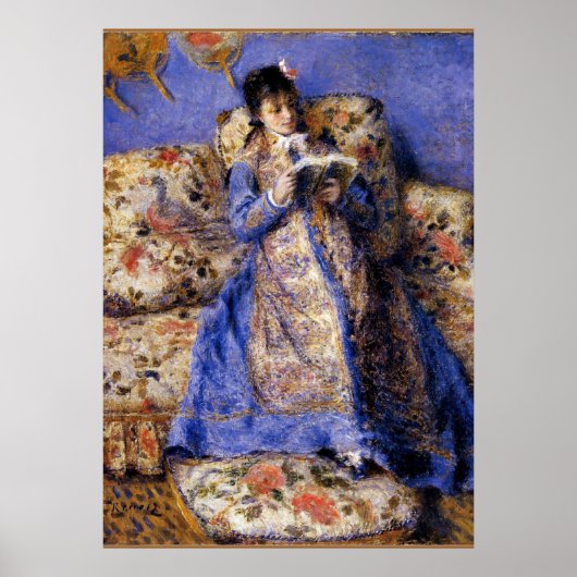 Renoir - Camille Monet Reading Poster (Voorkant)