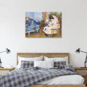  Renoir Childrens vanmiddag in Wargemont Canvas Afdruk (Insitu (Slaapkamer))